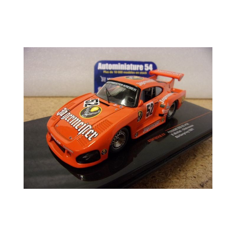 1980 Porsche 935 Jagermeister n°52 Wollek - Eifelrennen Nirburgring GTM165 Ixo Models