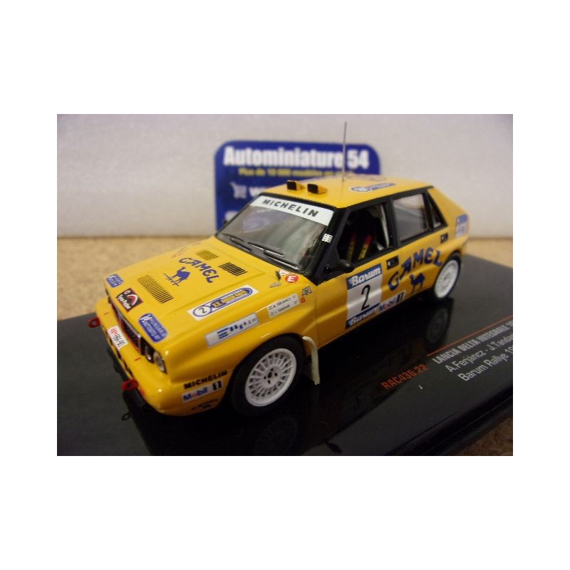 1990 Lancia Delta integrale 16V Camel n°2 Ferjancz - Tandari BarumRally RAC436 Ixo Models