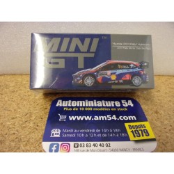 Hyundai i20 Rally1 n°11 Neuville - Wydaegh 3rd Monte Carlo MGT00710 True Scale Models Mini GT