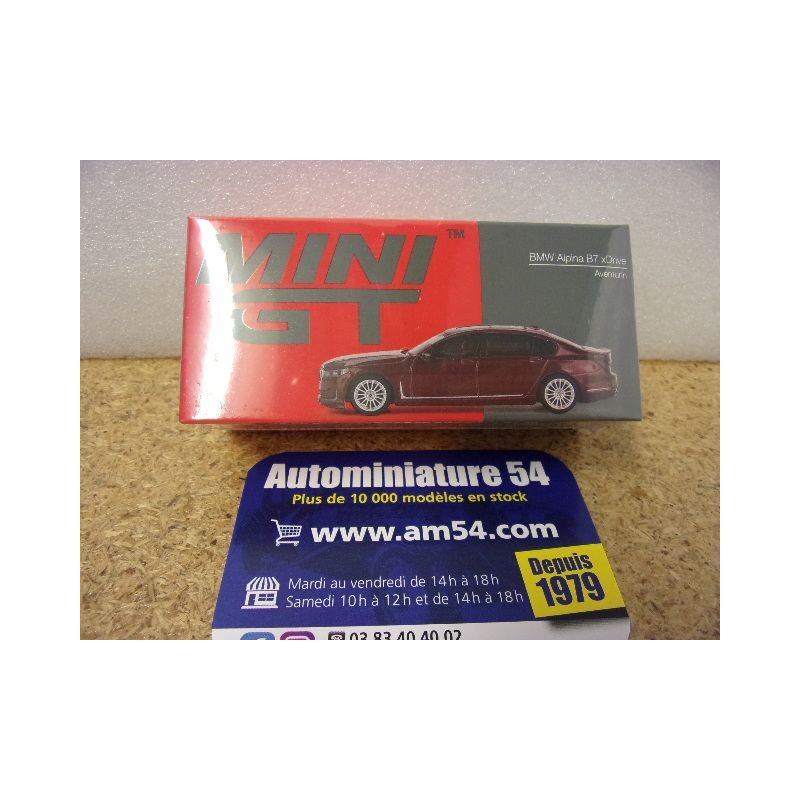 BMW Alpina B7 xDrive Alpine Red Aventurin MGT00693 True Scale Models Mini GT