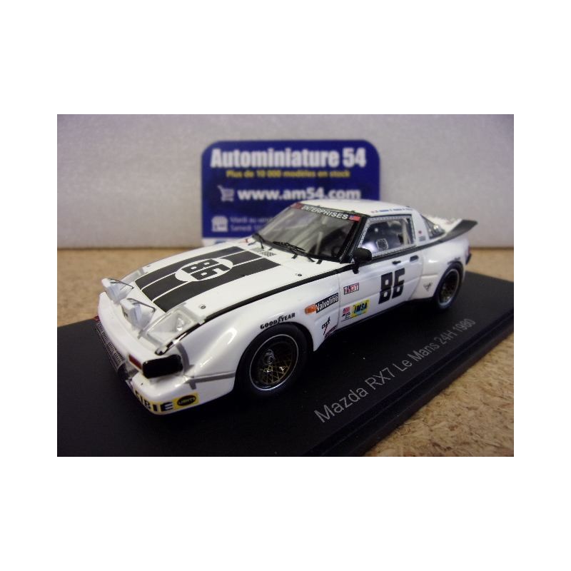 1980 Mazda RX7 n°86 Soto - Honegger - Hutchins 24H Le Mans S9470 Spark Model