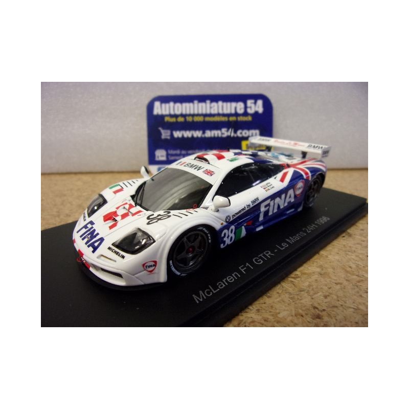 1996 McLaren F1 GTR n°38 Duez - Soper - Laffite Le Mans S6676 Spark Model