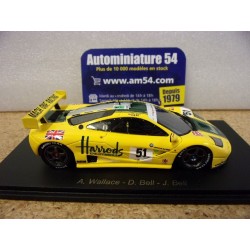 1995 McLaren F1 GTR n°51 Wallace - Bell - Bell 3rd Le Mans S6675 Spark Model