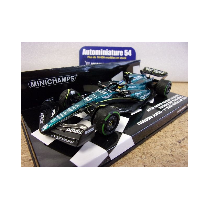 2023 Aston Martin AMR23 n°14 Fernando Alonso 2nd Monaco GP 417230714 Minichamps