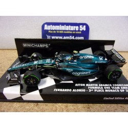 2023 Aston Martin AMR23 n°14 Fernando Alonso 2nd Monaco GP 417230714 Minichamps