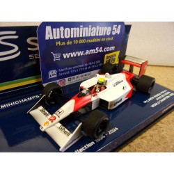 1988 McLaren Honda MP4-4 V6 Turbo n°12 Ayrton Senna Collection Dirty 1st World Champion  540883312 Minichamps