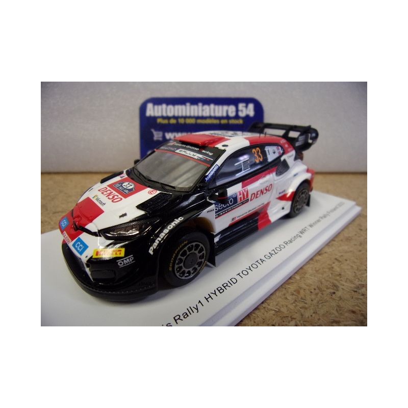 2023 Toyota GR Yaris Rally1 n°33 Evans - Martin 1st Winner Finland S6736 Spark Model