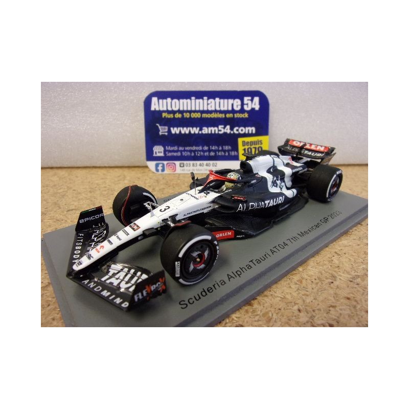 2023 Scuderia Alpha Tauri AT04 n°3 Daniel Ricciardo 7th Mexican GP S8914 Spark Model