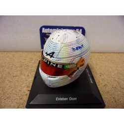 2023 Casque Esteban Ocon Alpine F1 Team British GP 1/5 5HF118 Spark Model