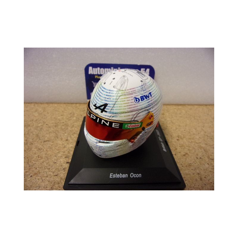 2023 Casque Esteban Ocon Alpine F1 Team British GP 1/5 5HF118 Spark Model