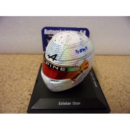 2023 Casque Esteban Ocon Alpine F1 Team British GP 1/5 5HF118 Spark Model