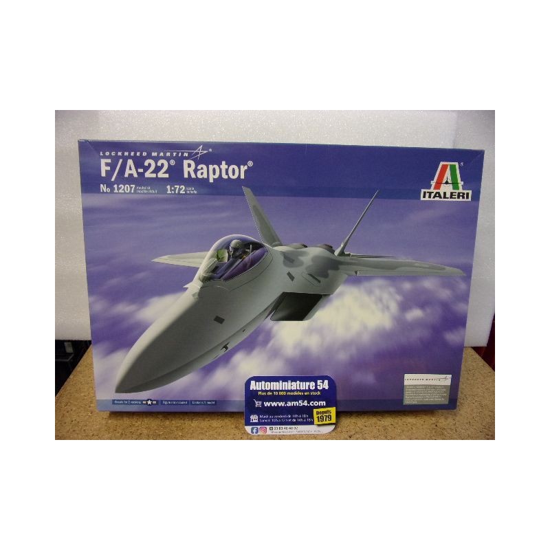 Lockheed Martin FA-22 Raptor n°1207 Italeri Maquette 1.72