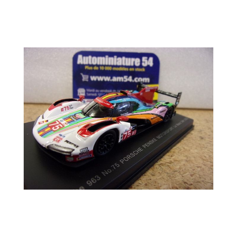 2023 Porsche Penske 963 n°75 Le Mans Y303 Spark Model Sparky