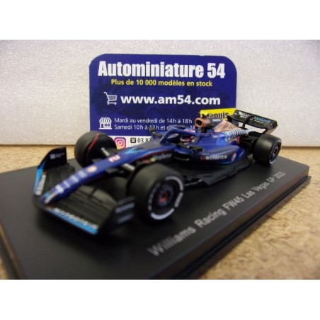 2023 Williams F1 FW45 n°2 Sargeant Las Vegas Y354 Spark Model Sparky 1.64