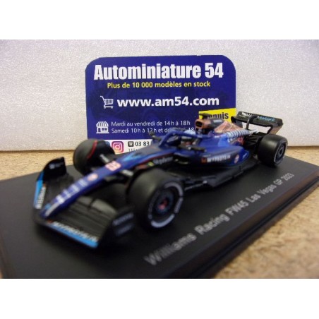 2023 Williams F1 FW45 n°23 Albon Las Vegas Y355 Spark Model Sparky 1.64