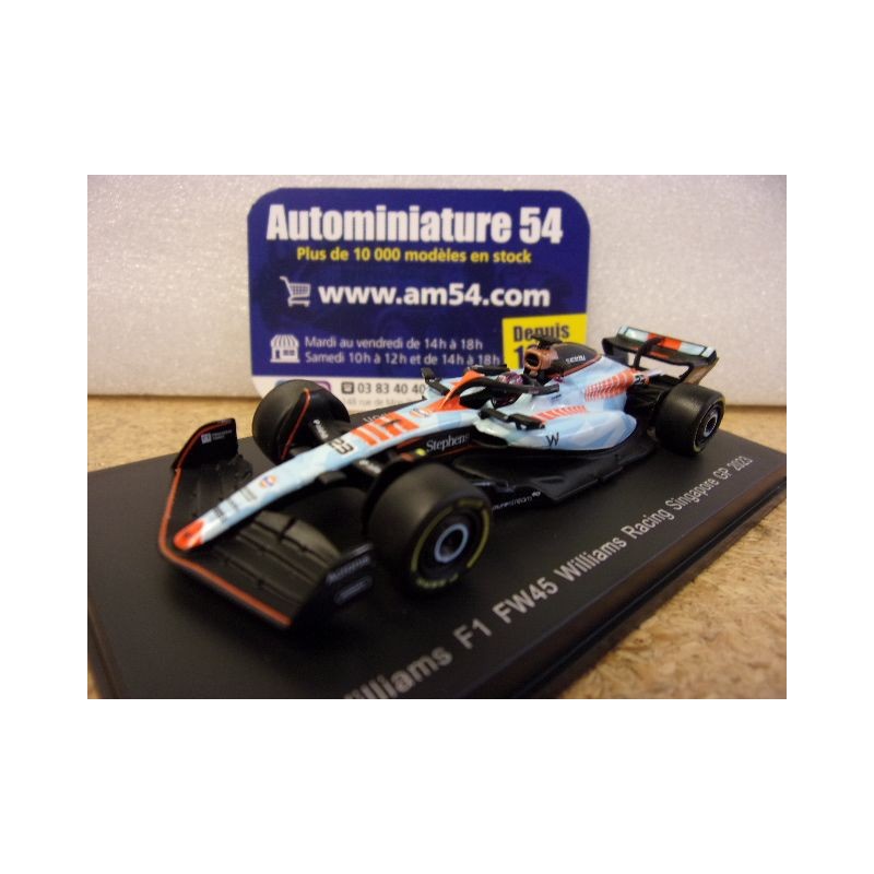 2023 Williams F1 FW45 n°23 Albon Singapore Y351 Spark Model Sparky 1.64