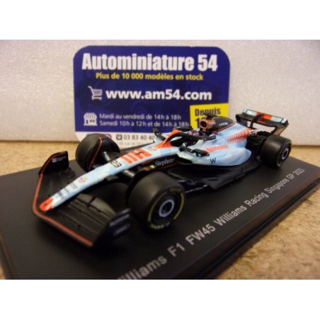 2023 Williams F1 FW45 n°23 Albon Singapore Y351 Spark Model Sparky 1.64