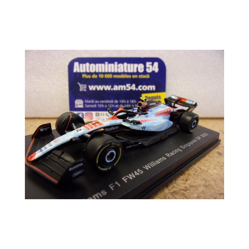 2023 Williams F1 FW45 n°2 Sargeant Las Vegas Y350 Spark Model Sparky 1.64