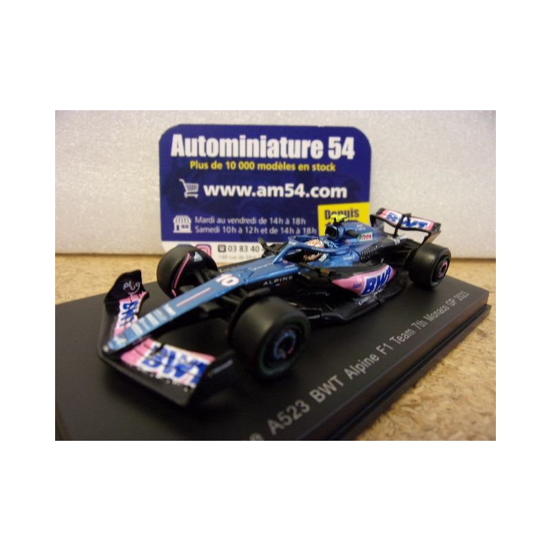 2023 Alpine A523 BWT n°10 Pierre Gasly 7th Monaco Y283 Spark Model Sparky 1.64