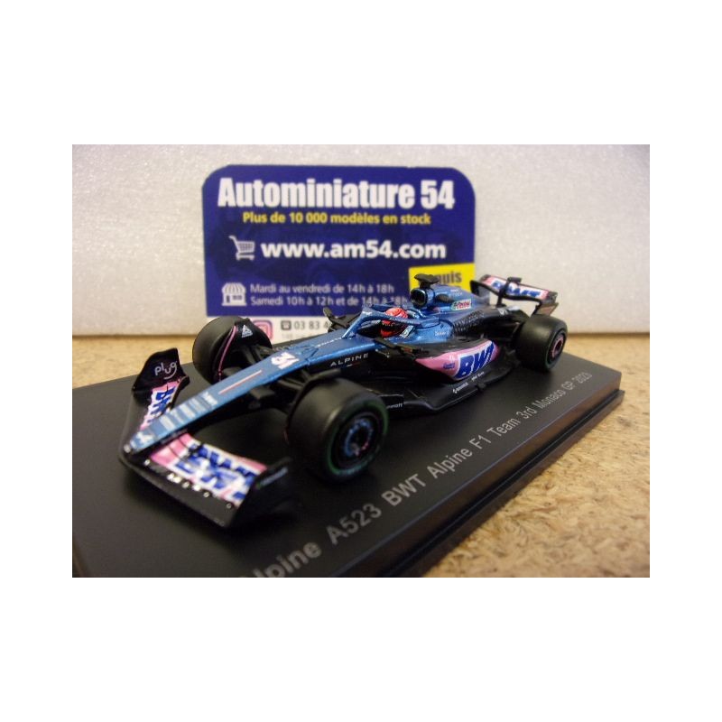 2023 Alpine A523 BWT n°31 Esteban Ocon 3rd Monaco Y284 Spark Model Sparky 1.64