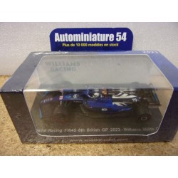 2023 Williams F1 FW45 n°23 Albon British GP Y353 Spark Model Sparky 1.64