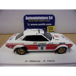 1977 Toyota Celica 2000 GT n°8 Mikkola - Hertz 2nd RAC Rally S7722 Spark Model