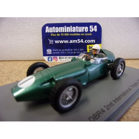 1959 Aston Martin DBR4 n°1 Roy Salvadori 2nd Internatonal Trophy S8135 Spark Model