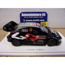 2024 Toyota GR Yaris Rally1 n°33 Evans - Martin 3rd Monte Carlo S6851 Spark Model