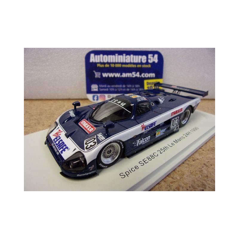 1990 Spice SE88C n°103 Shead - Stirling - Hyett 25th Le Mans S6813 Spark Model