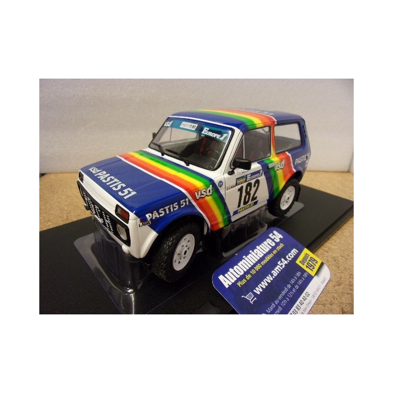 1984 Lada Niva n°182 Jabouile - Sardou Paris Dakar S1807305 Solido