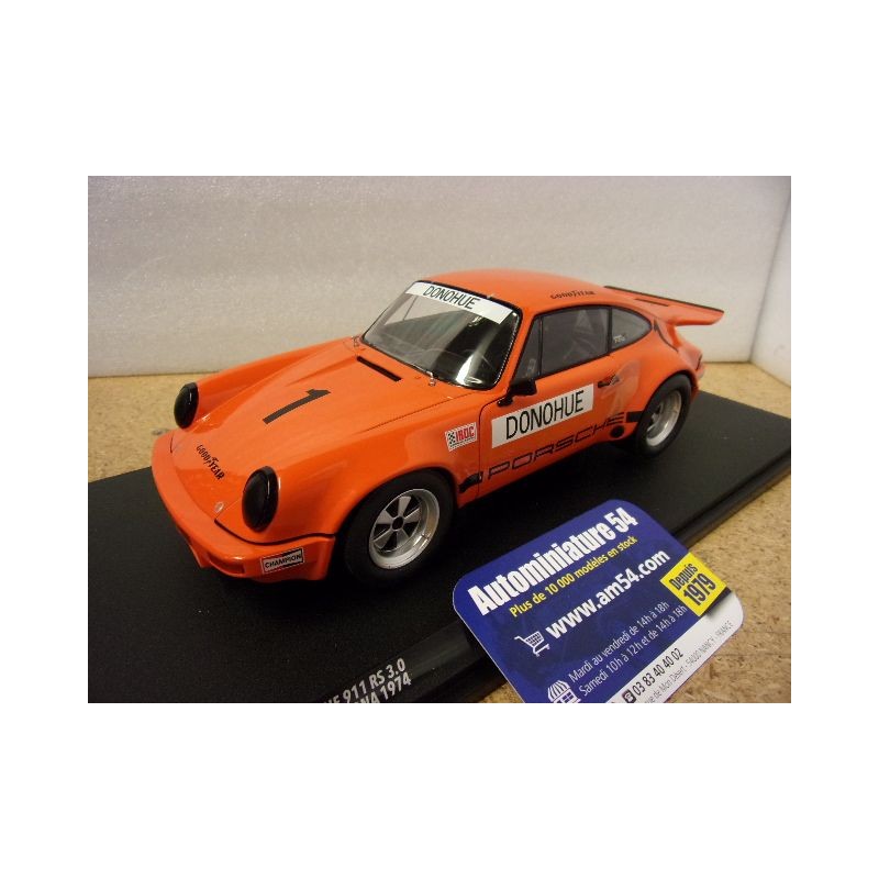 1974 Porsche 911 RS 3.0 n°1 Donohue Iroc Daytona S1800701Solido