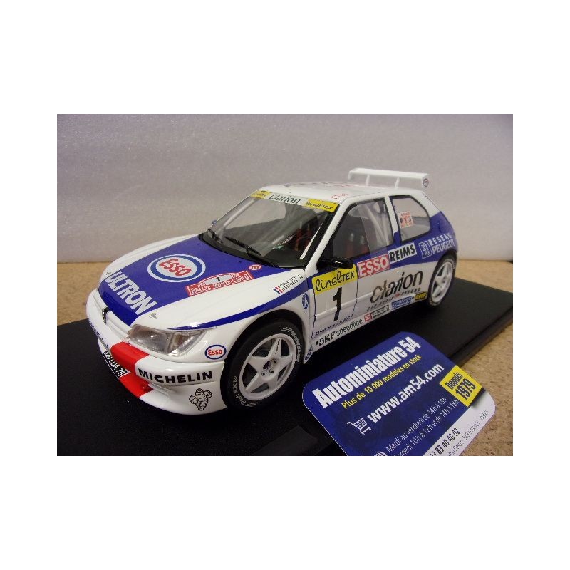 1996 Peugeot 306 Maxi n°1 Delecour - sauvage Monte Carlo S1808305 Solido