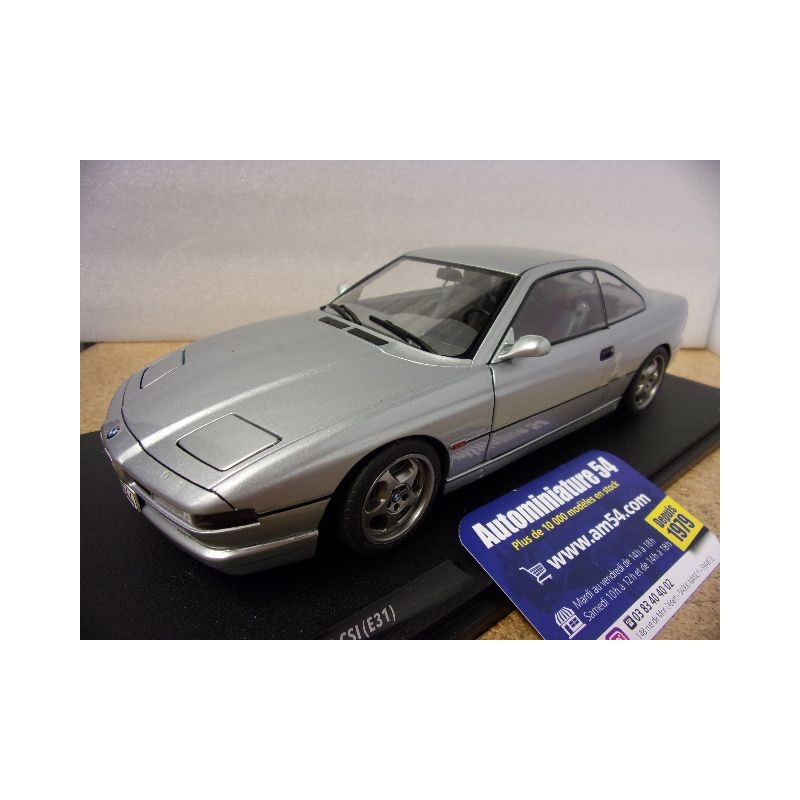 BMW 850 E31 CSI Artic Silver 1992 S1807004 Solido