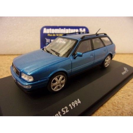 Audi S2 Avant Pelican Blue 1994 S4314506 Solido