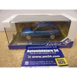 Audi S2 Avant Pelican Blue 1994 S4314506 Solido