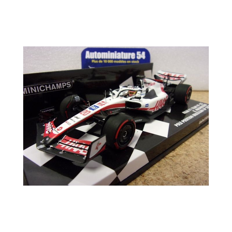 2022 Haas F1 Team VF-22 n°20 Kevin Magnussen Pole Position Brazilian GP 417222120 Minichamps