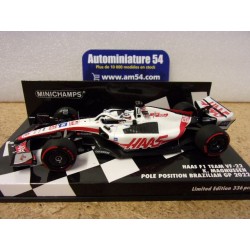 2022 Haas F1 Team VF-22 n°20 Kevin Magnussen Pole Position Brazilian GP 417222120 Minichamps