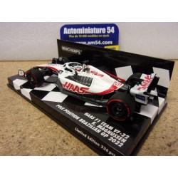 2022 Haas F1 Team VF-22 n°20 Kevin Magnussen Pole Position Brazilian GP 417222120 Minichamps