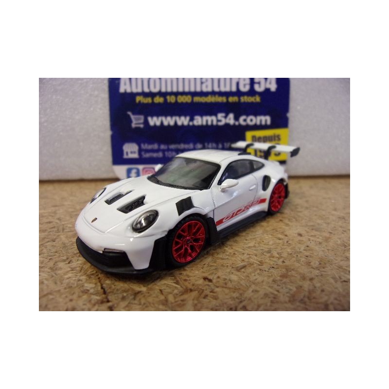 Porsche 911 - 992 GT3 RS White - Pyro red MGT00630 Mini GT