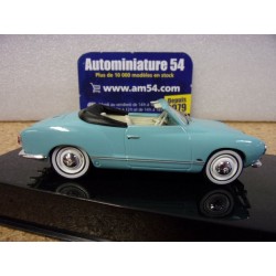 Volkswagen Karmann Ghia Cabrio Blue 1957 CLC563 Ixo Models