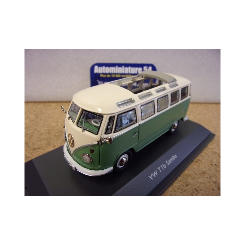 Volkswagen Combi T1 Samba White - green 450729700 Schuco