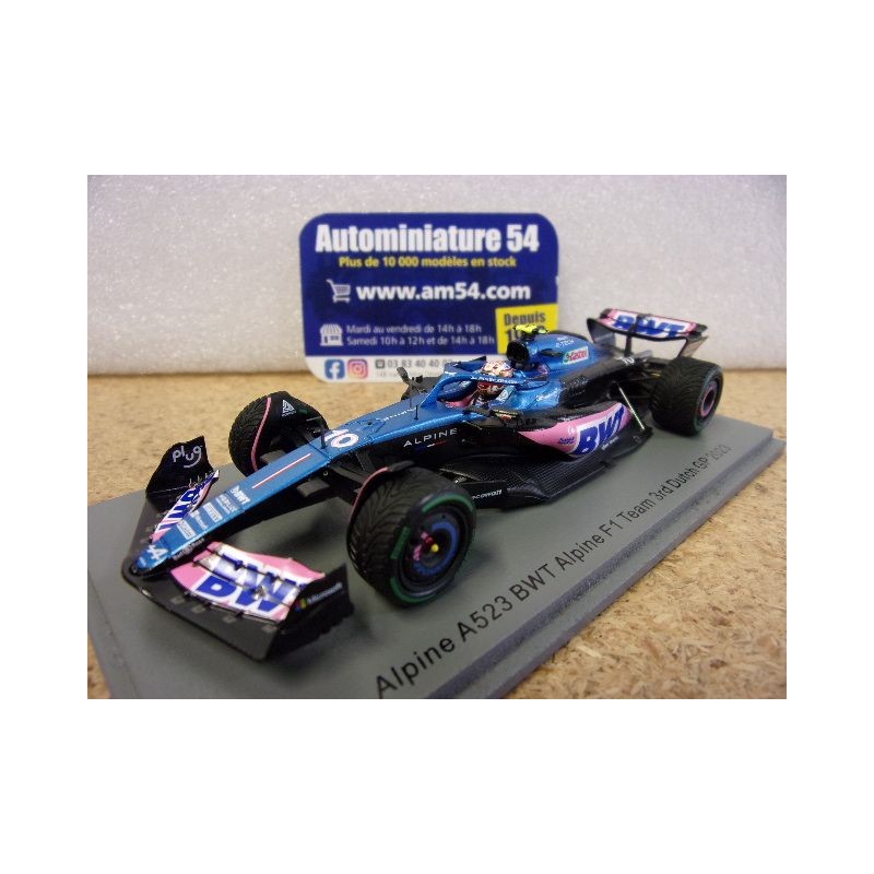 2023 Alpine BWT F1 Team A523 n°10 Pierre Gasly 3rd Dutch GP S8925 Spark Model