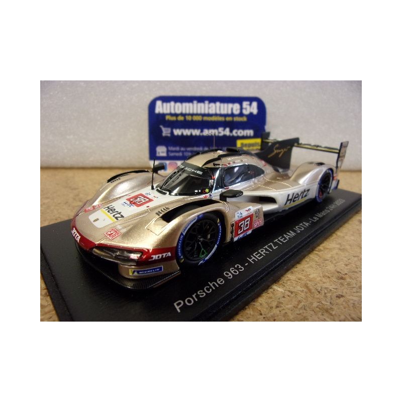 2023 Porsche 963 Hertz Jota n°38 da Costa - Stevens - Ye Le Mans S8727 Spark Model