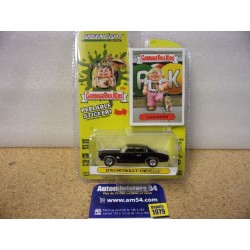 Chevrolet Chevelle Black 1970 "Garbage Pail Kids" 54100-B Greenlight 1.64ième