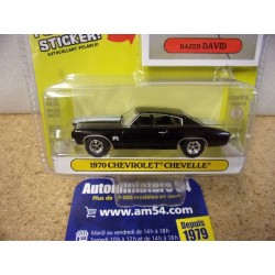 Chevrolet Chevelle Black 1970 "Garbage Pail Kids" 54100-B Greenlight 1.64ième