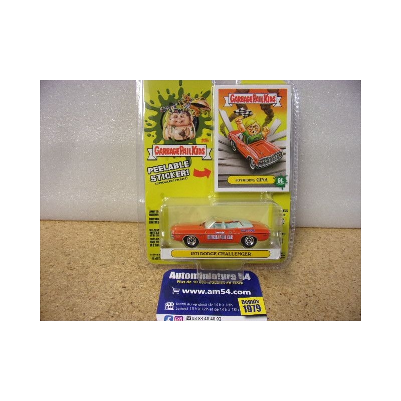 Dodge Challenger 1971 "Garbage Pail Kids" 54100-F Greenlight 1.64ième