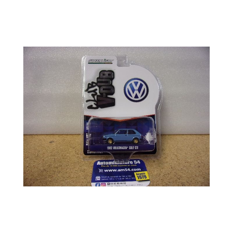 Volkswagen Golf GTi blue 1982 "V-Dub Club" 36100-F Greenlight 1.64ième