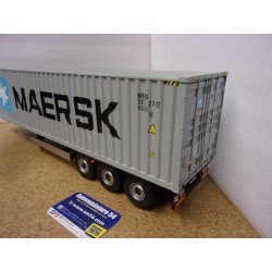 Remorque Porte Container Maersk grey 2021 S2400505 Solido