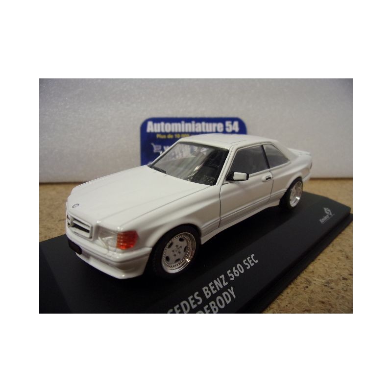 Mercedes 560 SEC AMG Widebody Silver 1990 S4310904 Solido