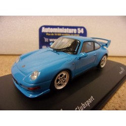 Porsche 911 - 993 Carrera RS Club Sport Riviera Blue S4312801 Solido